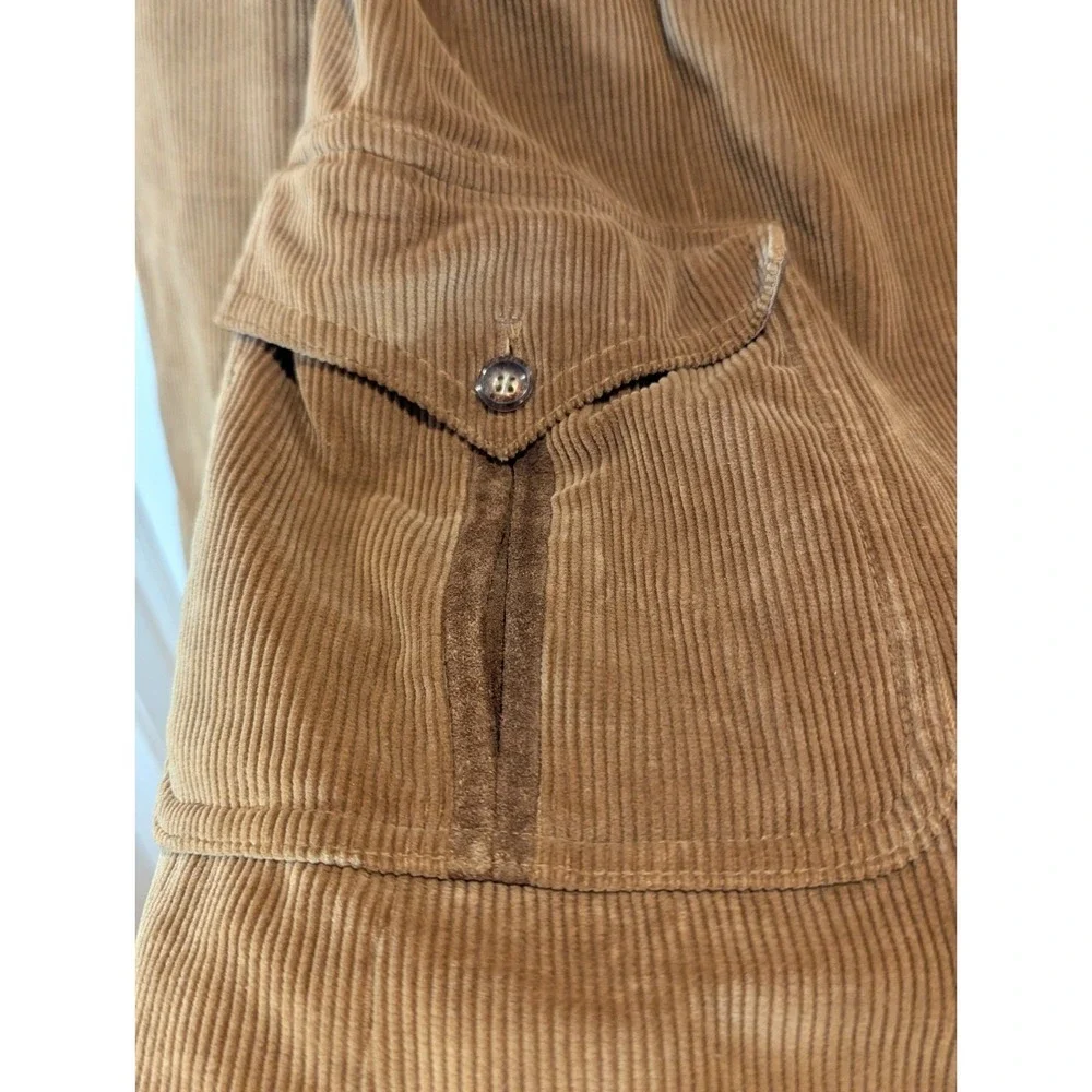 Vintage Corduroy Heritage Blazer Suede Elbow Brown Sport Coat 40 L Ivy Preppy